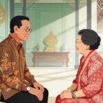 Ilustrasi sri sultan hb x dan megawati soekarno putri dok Catrawarta